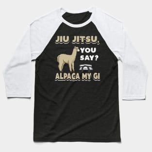 Alpaca my gi Brazilian jiu jitsu Baseball T-Shirt